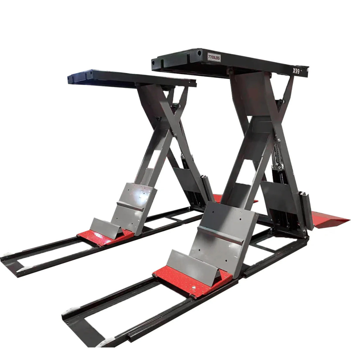 Katool KT-X99 Full Rise Scissor Lift, 7,700 lb Capacity, Hydraulic ...