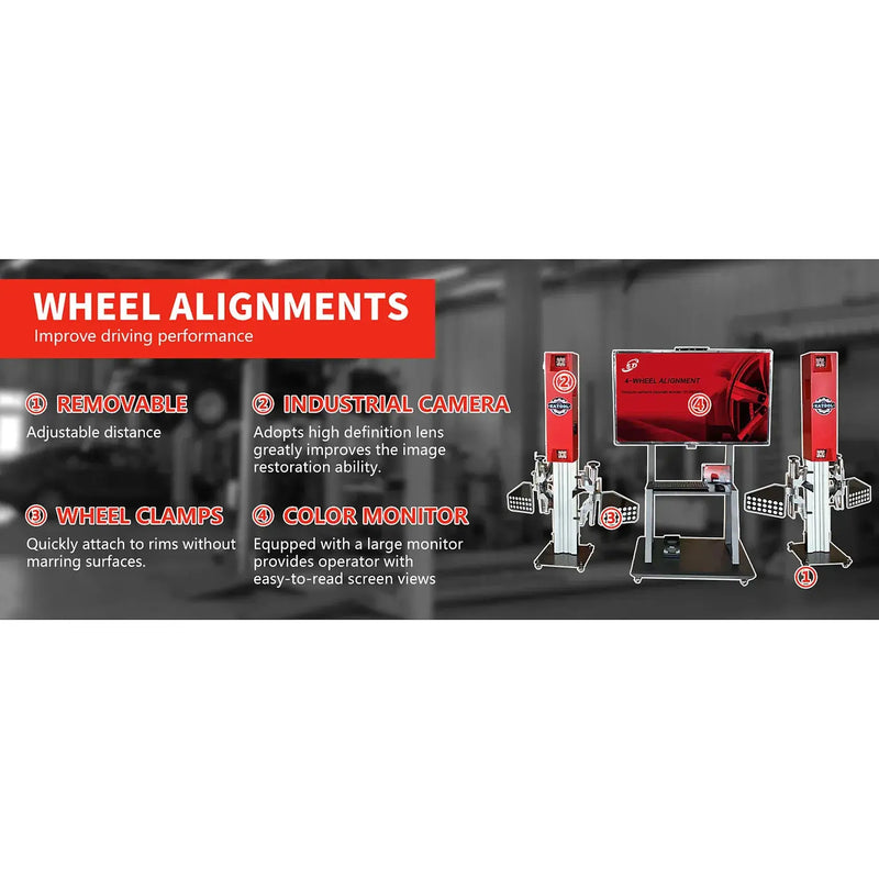 Katool KT-5DA 3D / 5D Wheel Alignment Machine with Real-Time Camera Imaging Katool