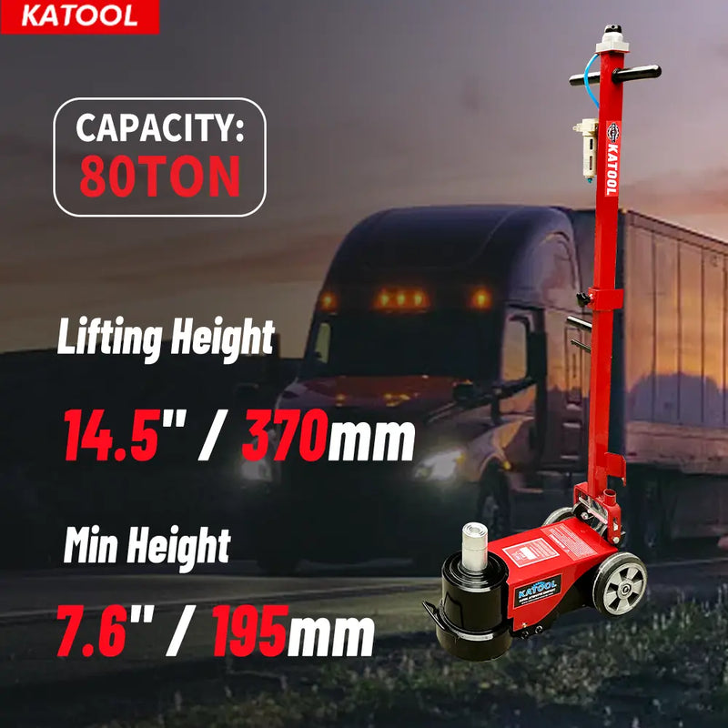 Katool KT-J80T 80 Ton Pneumatic Jack Katool