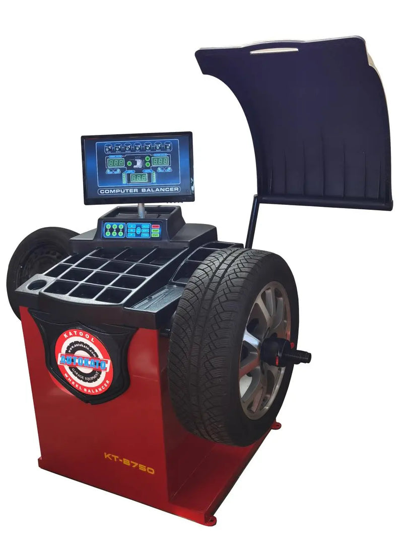 Katool KT-T800 Tire Changer + KT-B750 Wheel Balancer Combo with Mounting Adaptors Katool