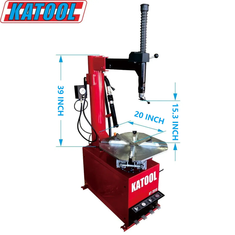 Katool KT-T810 Tire Changer + KT-B700 Wheel Balancer Combo with Mounting Adaptors Katool