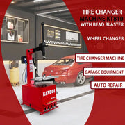 Katool KT-T810 Tire Changer + KT-B750 Wheel Balancer Combo with Mounting Adaptors Katool