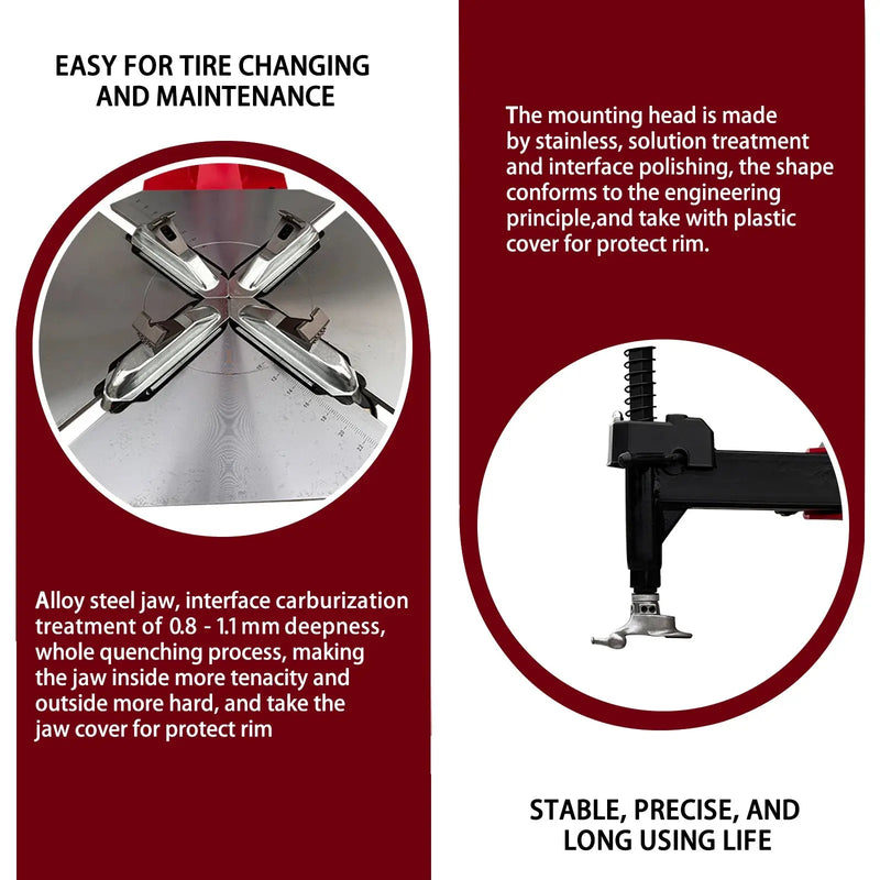Katool KT-T810 Tire Changer + KT-B750 Wheel Balancer Combo with Mounting Adaptors Katool