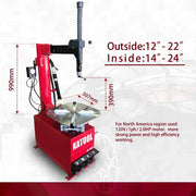 Katool KT-T810 Tire Changer + KT-B750 Wheel Balancer Combo with Mounting Adaptors Katool