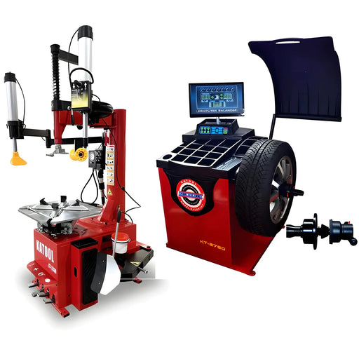 Katool KT-T830 Tire Changer & Wheel Balancer KT-B750 Combo katool