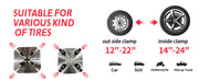 Katool KT-T830 Tire Changer + KT-B750 Wheel Balancer Combo with Mounting Adaptors Katool