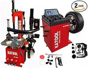 Katool KT-T835 Tire Changer + KT-B700 Wheel Balancer Combo with Mounting Adaptors Katool