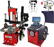 Katool KT-T835 Tire Changer + KT-B750 Wheel Balancer Combo with Mounting Adaptors Katool