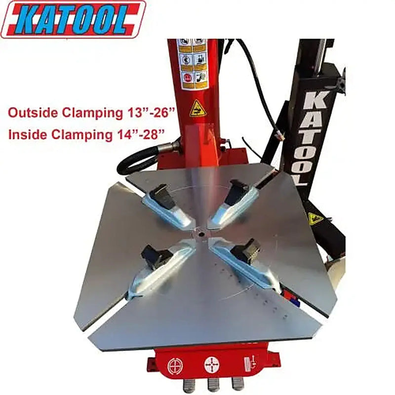 Katool KT-T835 Tire Changer + KT-B750 Wheel Balancer Combo with Mounting Adaptors Katool