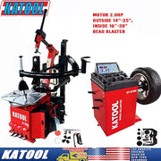 Katool KT-T850 Tire Changer + KT-B700 Wheel Balancer Combo with Mounting Adaptors Katool