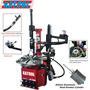 Katool KT-T850 Tire Changer + KT-B760 Wheel Balancer Combo with Mounting Adaptors Katool