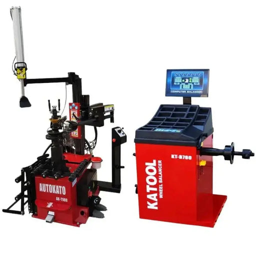 Katool KT-T900 & KT-B760 Tire Changer & Wheel Balancer Combo katool