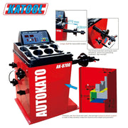 Katool KT-T900 Tire Changer + KT-B700 Wheel Balancer Combo with Mounting Adaptors Katool