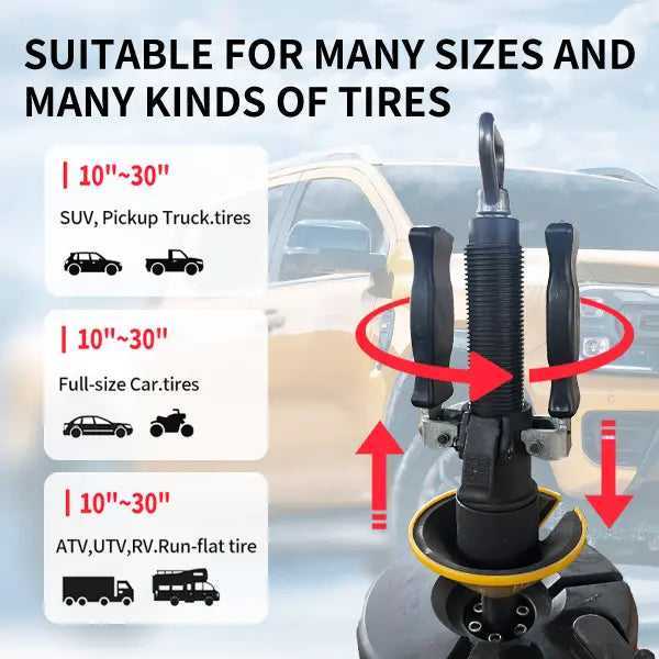 Katool KT-T900 Tire Changer + KT-B750 Wheel Balancer Combo with Mounting Adaptors Katool