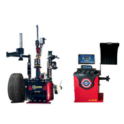 Katool KT-T900 Tire Changer + KT-B750 Wheel Balancer Combo with Mounting Adaptors Katool
