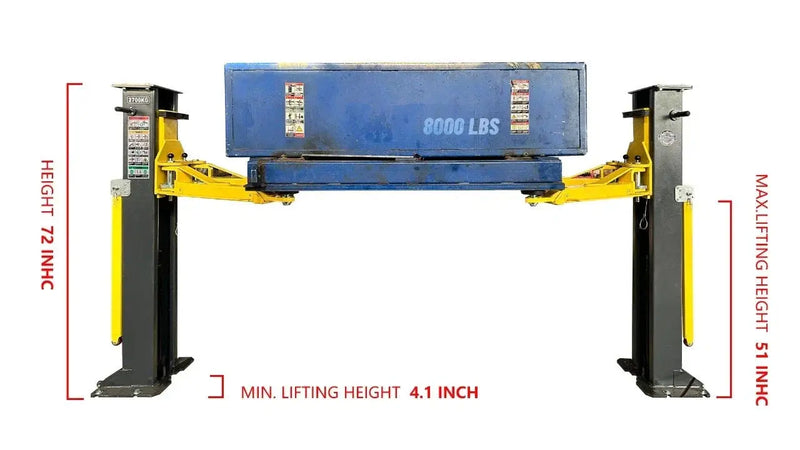 Katool | Portable Two Post Lift | 7,000 lbs | KT-PMRL200 Katool