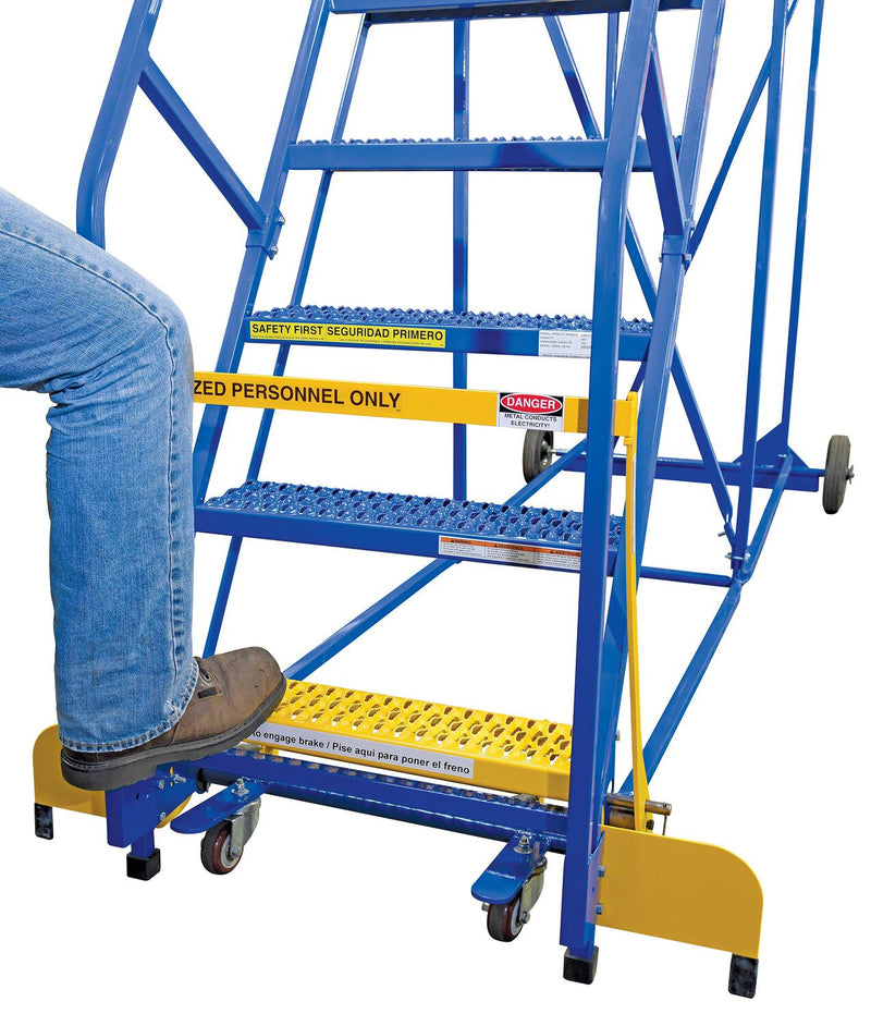 Vestil Rolling Warehouse Ladders (6-11 Step) (LAD)