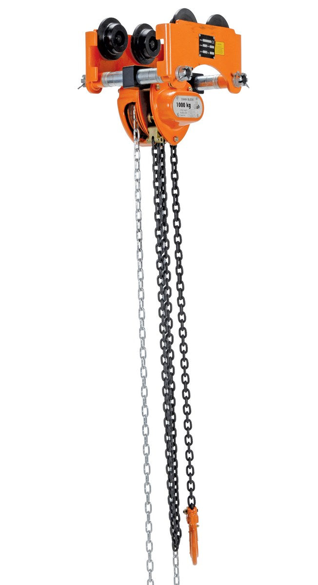 Vestil Low Headroom Combination Chain Hoist/Trolley (LOW)