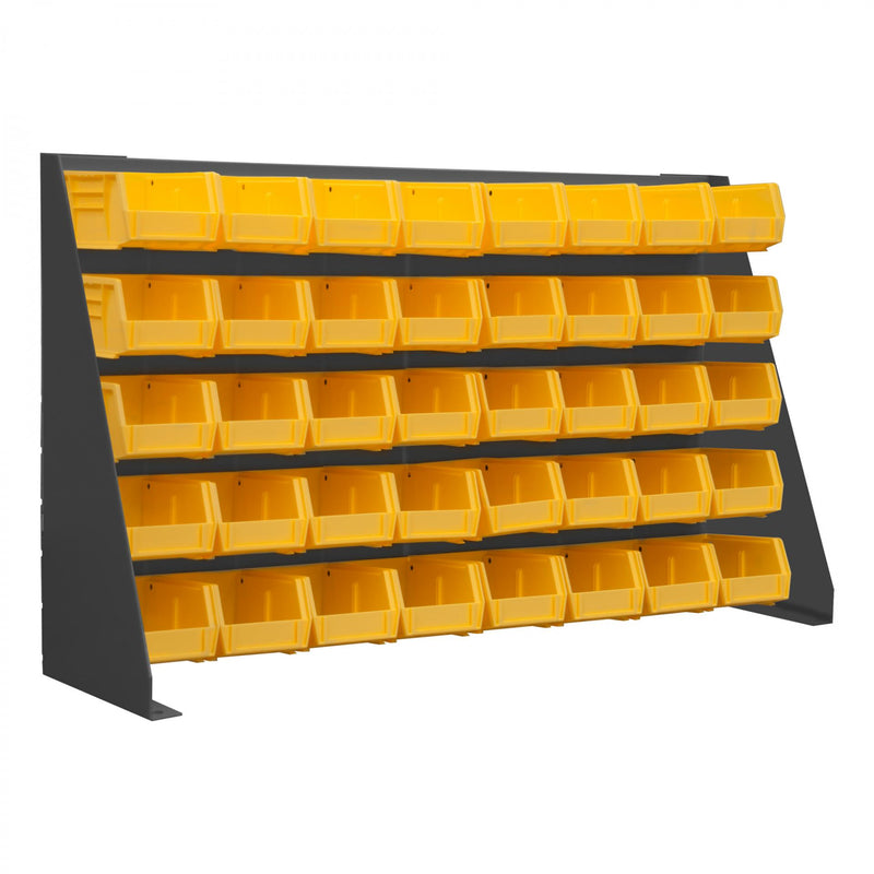 Durham Free Standing Louvered Panel Rack Constructed Of 16 Gauge Steel