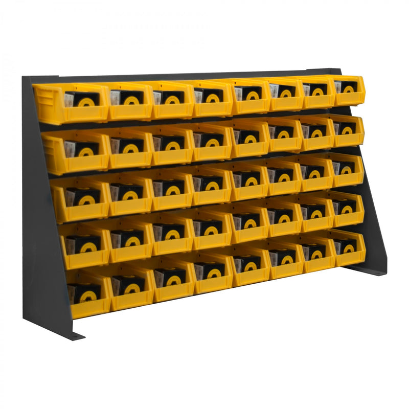 Durham Free Standing Louvered Panel Rack Constructed Of 16 Gauge Steel