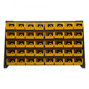 Durham Free Standing Louvered Panel Rack Constructed Of 16 Gauge Steel