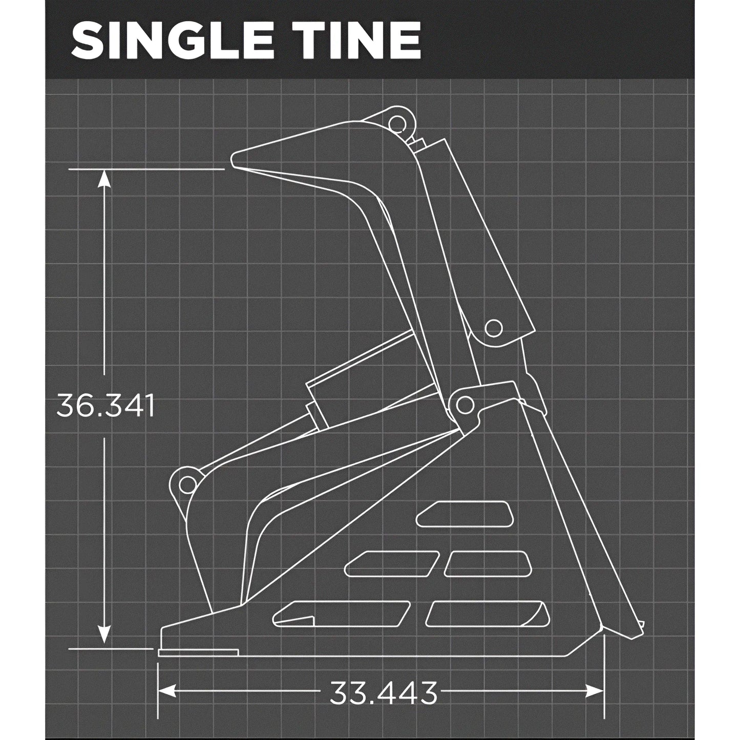 Loflin Fabrication Mini Rock Bucket Grapple