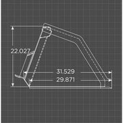 Loflin Fabrication Mini Snow & Litter Bucket Loflin Fabrication