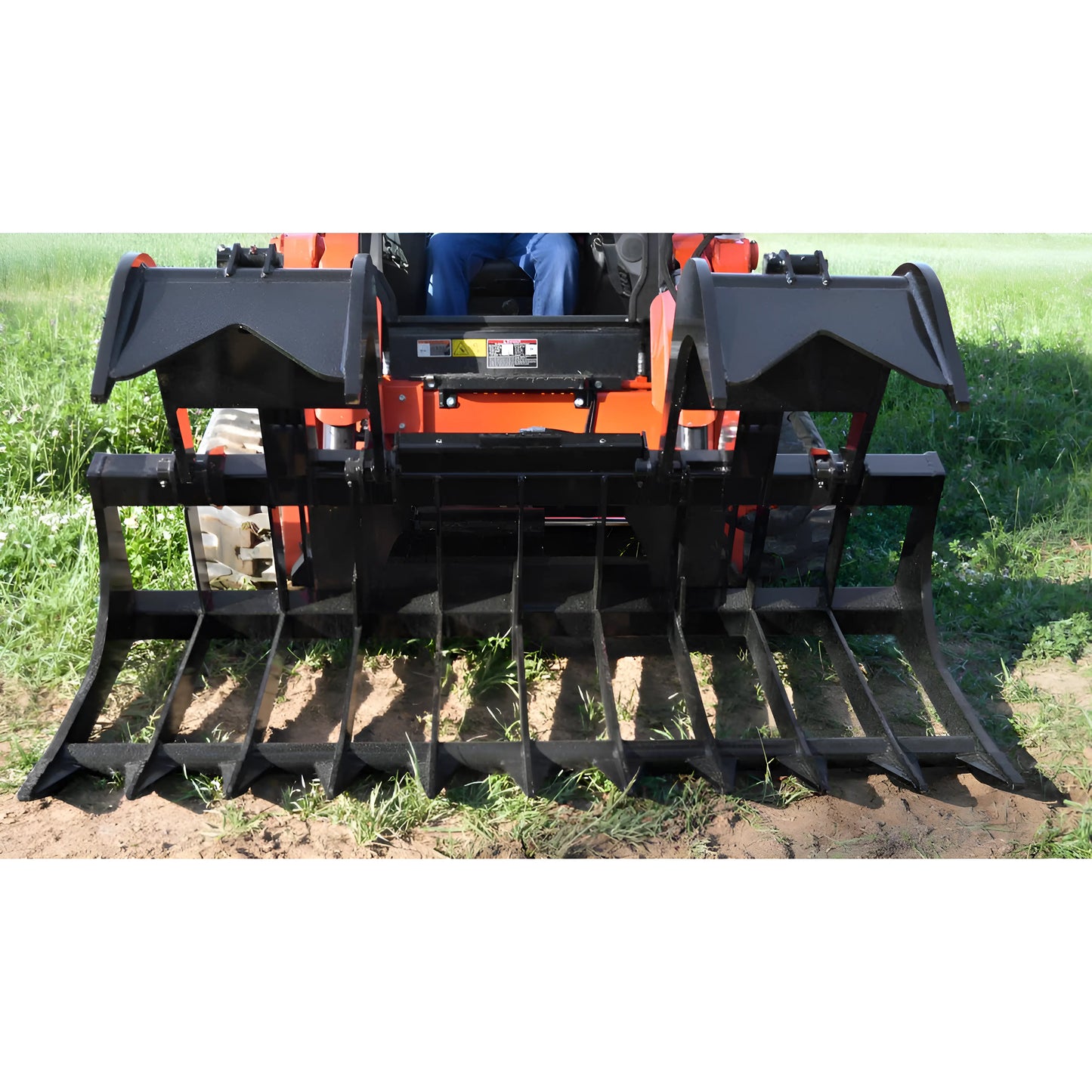 Loflin Fabrication Skid Steer Medium Duty Root Grapple