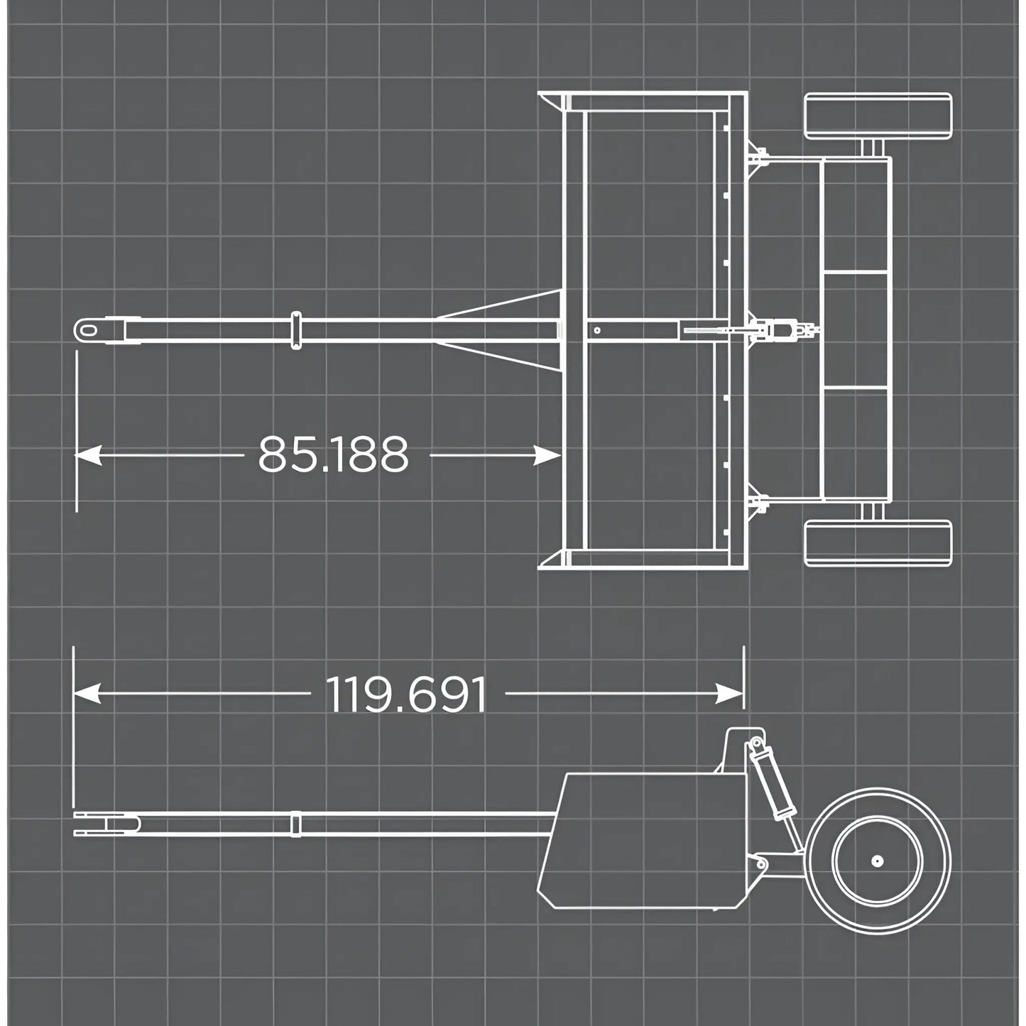 Loflin Fabrication Tractor Land Leveler