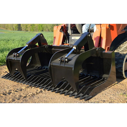Loflin Fabrication Xtra Heavy Duty Rock Grapple Bucket Loflin Fabrication
