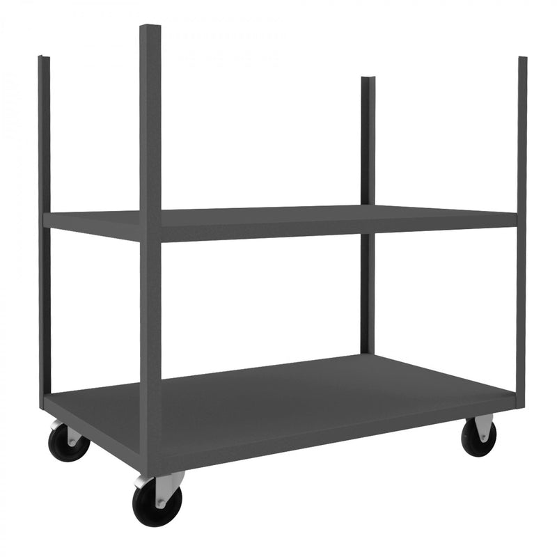 Durham Mobile Stake Cart With 5" x 1-1/4" Polyolefin Casters