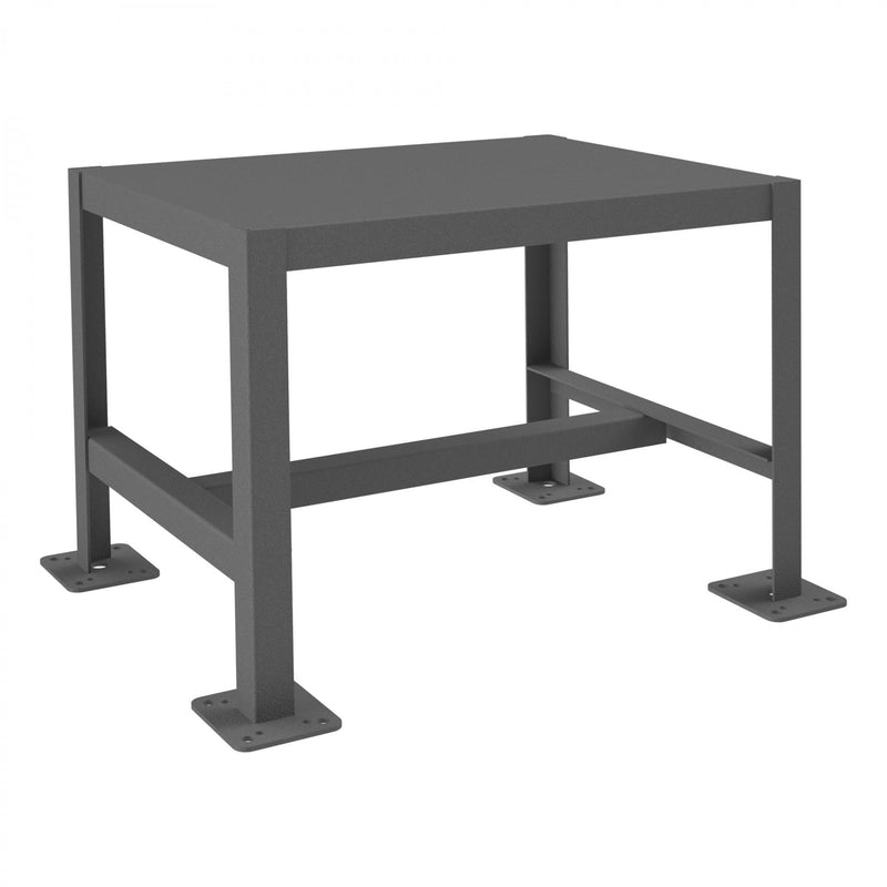 Durham MT Workbench, 18 x 24, Top Shelf Only, 14 Gauge Steel, 2000 lbs. Capacity, Gray