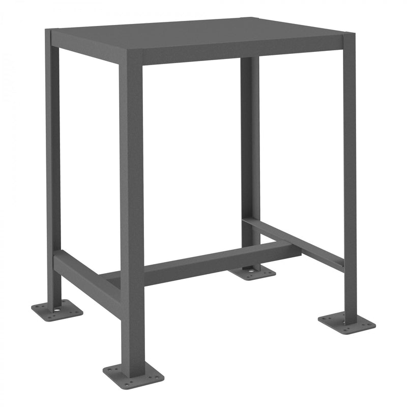 Durham MT Workbench, 18 x 24, Top Shelf Only, 14 Gauge Steel, 2000 lbs. Capacity, Gray