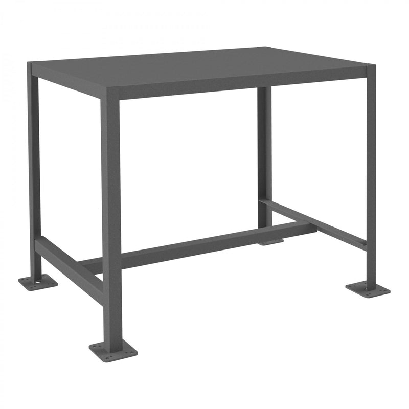 Durham MT Workbench, 24 x 36, Top Shelf Only, 14 Gauge Steel, 2000 lbs. Capacity, Gray