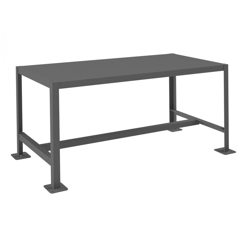 Durham MT Workbench, 24 x 48, Top Shelf Only, 14 Gauge Steel, 2000 lbs. Capacity, Gray