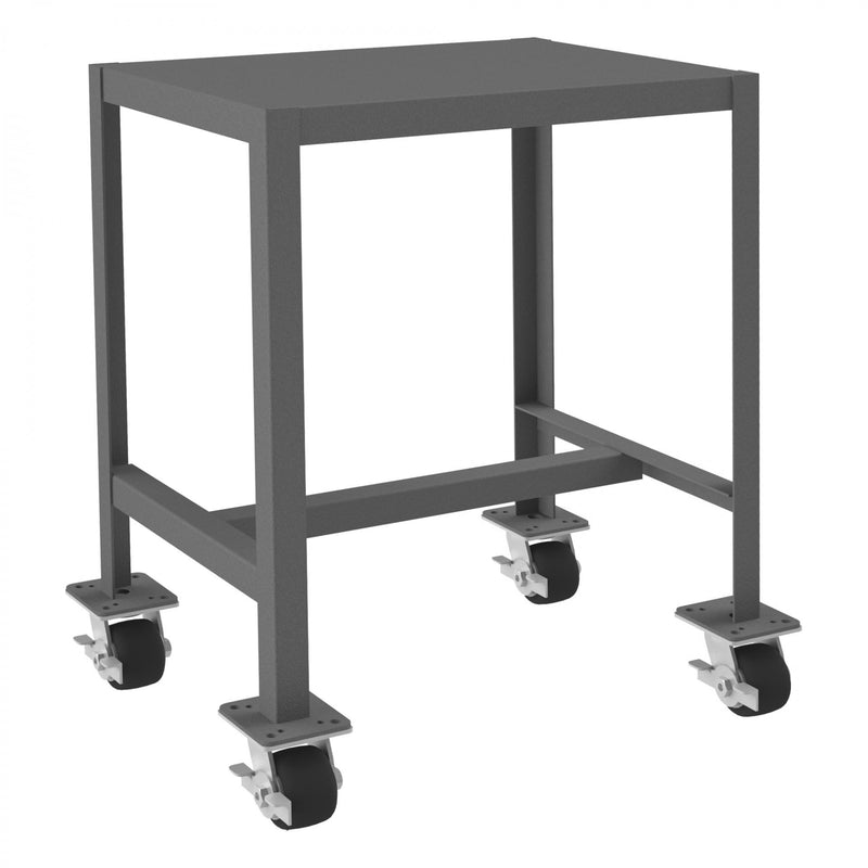 Durham Mobile MT Workbench, 18 x 24, Top Shelf Only, 14 Gauge Steel, 2000 lbs. Capacity, Gray
