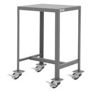 Durham Mobile MT Workbench, 18 x 24, Top Shelf Only, 14 Gauge Steel, 2000 lbs. Capacity, Gray