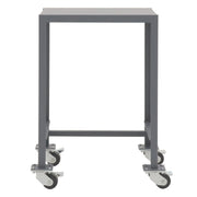 Durham Mobile MT Workbench, 18 x 24, Top Shelf Only, 14 Gauge Steel, 2000 lbs. Capacity, Gray