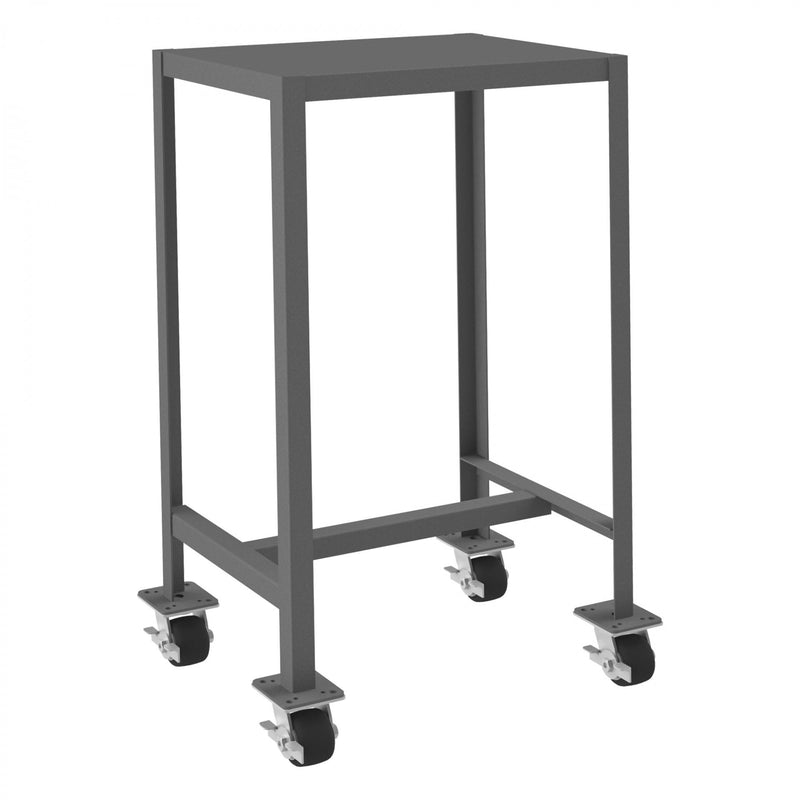 Durham Mobile MT Workbench, 18 x 24, Top Shelf Only, 14 Gauge Steel, 2000 lbs. Capacity, Gray
