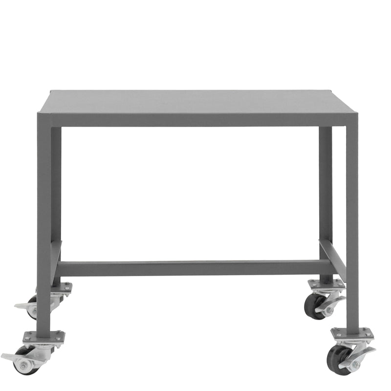 Durham Mobile MT Workbench, 24 x 36, Top Shelf Only, 14 Gauge Steel, 2000 lbs. Capacity, Gray
