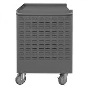 Durham Mobile Wire Spool & Maintenance Cart With 5" x 1-1/4" Polyurethane Casters, (2) Rigid