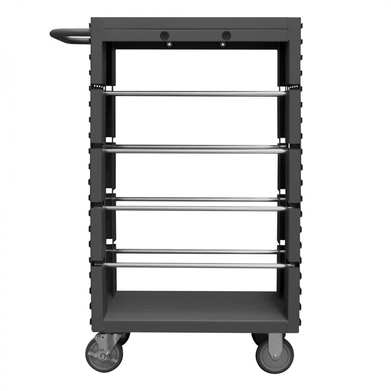 Durham Mobile Wire Spool Cart With 5" x 1-1/4" Polyurethane Casters