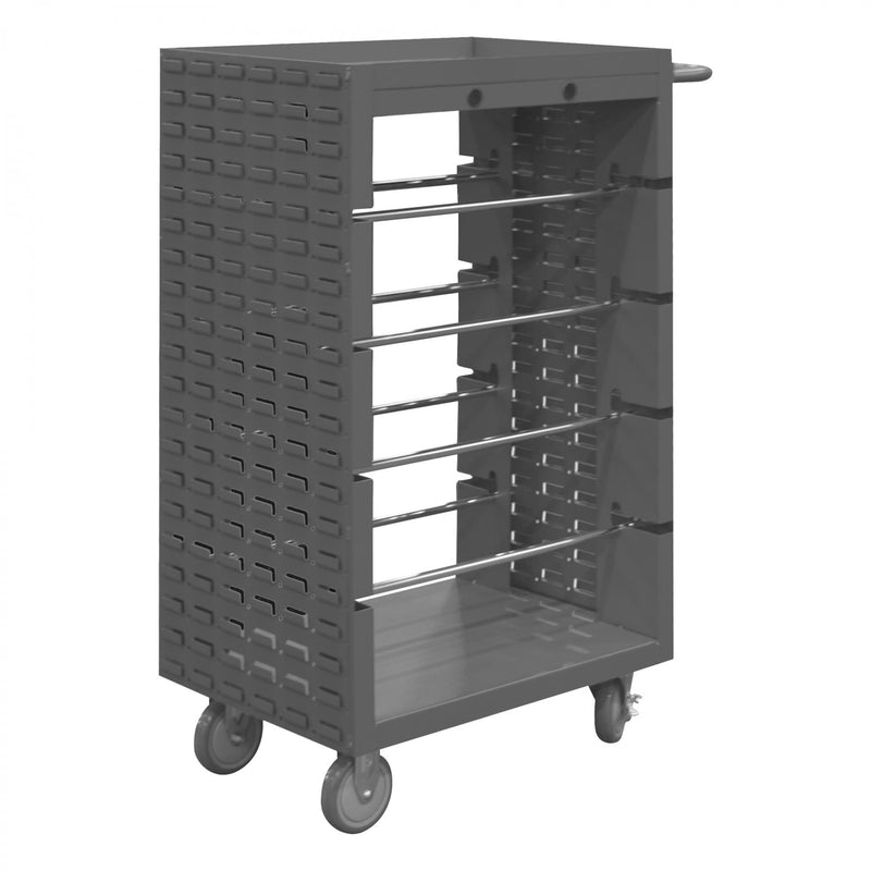 Durham Mobile Wire Spool Cart With 5" x 1-1/4" Polyurethane Casters
