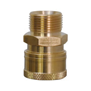 Male M22 x 3/8" MNPT Brass Coupler BE Power Equipment