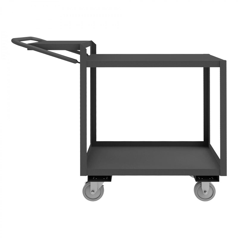 Durham Order Picking Cart With 5" x 1-1/4" Polyurethane Casters