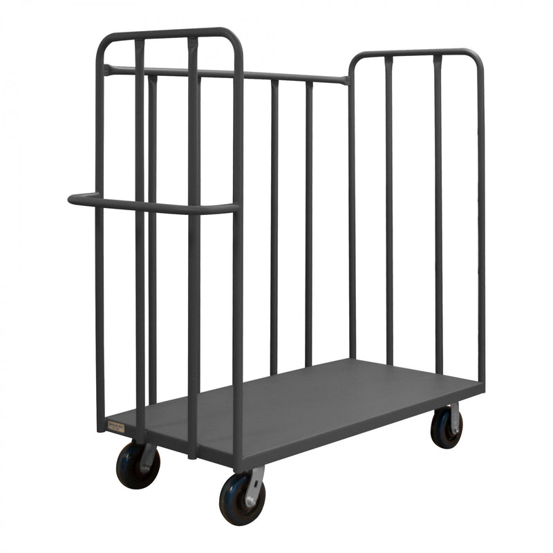 Durham Bulk Stock/Package Mover, 14 Gauge Steel, 3600 lbs. Capacity, Base Shelf Only, 48 x 24, Flush