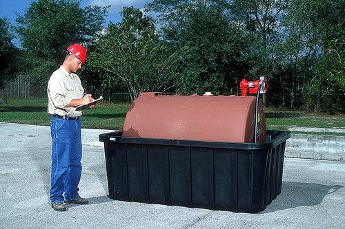 Vestil Fuel Tank Containment with Drain (OTC)