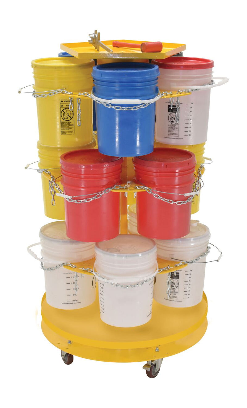 Vestil Pail Carousel Racks