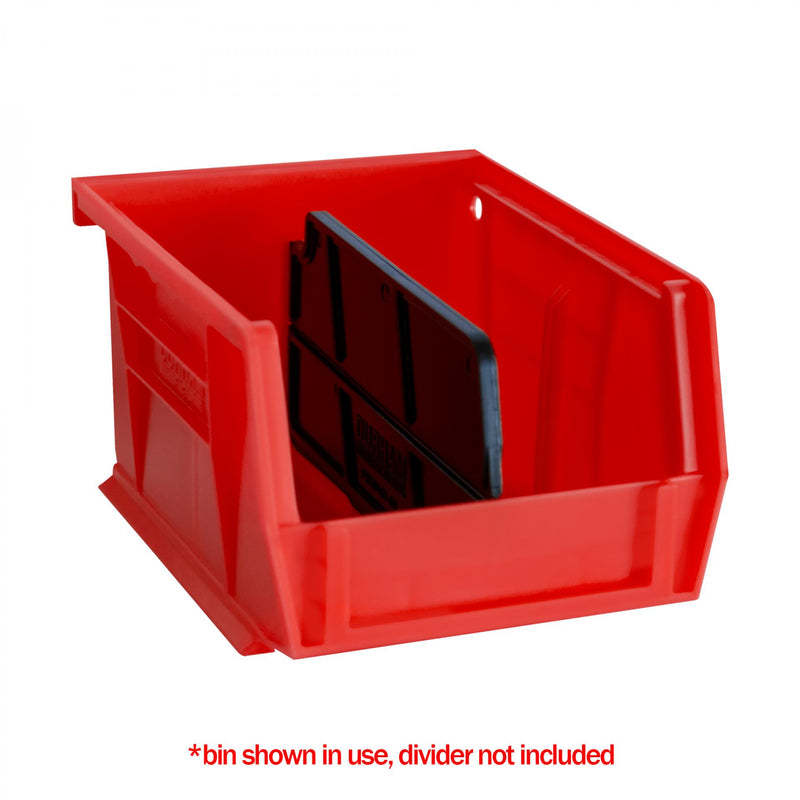Durham Plastic, Hook-On-Bin, 4 X 5 X 3, Red (Pack of 24)