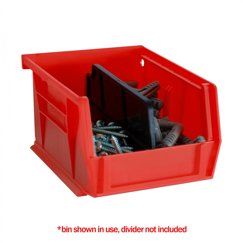 Durham Plastic, Hook-On-Bin, 4 X 5 X 3, Red (Pack of 24)